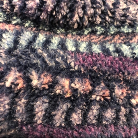 EDDIE Bauer Outdoor Girls Purple/Blue Sherpa Hooded Jacket Size L(14/16) - Picture 7 of 16